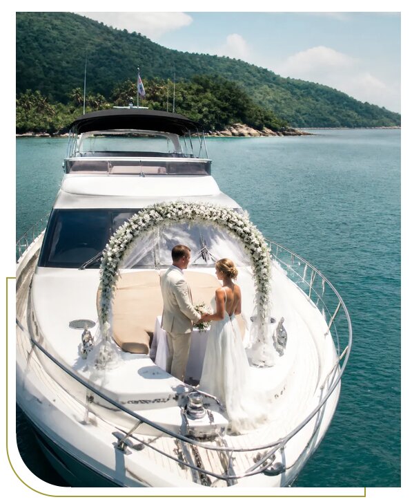 Аренда яхты для свадьбы на Пхукете для гостей из Дзержинска